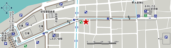 （有）板倉博商店 位置図